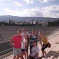 –Мраморный стадион – место проведения первых Олимпийских игр современности, Афины, 2013 г